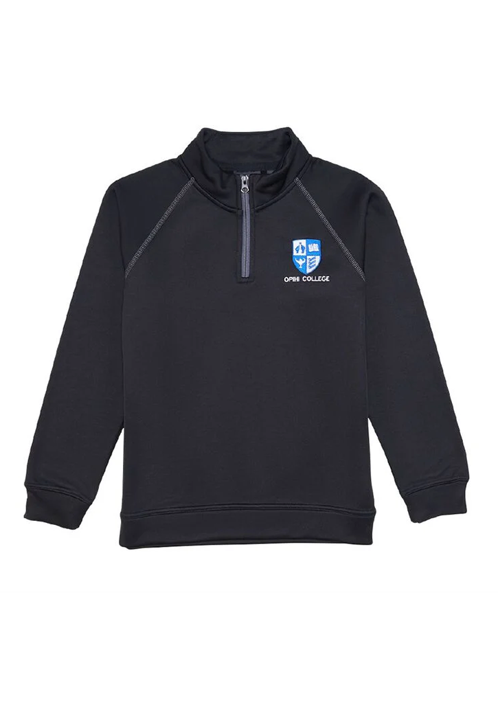 Opihi College 1/4 Zip Sweatshirt Black